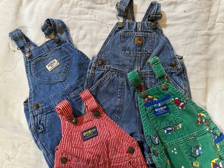 Kids branded dungaree