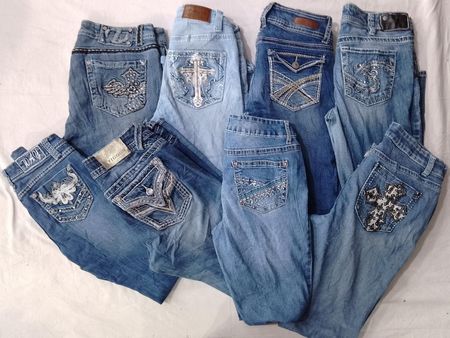 CR6897 Y2K Flare & Straight Jeans