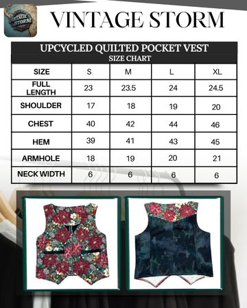 Upcycled Quilted Pocket Vest