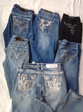 CR6899 Y2K Flare & Straight Jeans