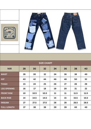 Upcycled Patchwork Pocket Denim