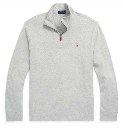 Polo 1/4 zip and cabel knwite