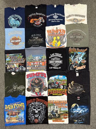 harley tshirts 20 piece