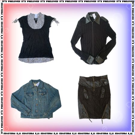 Layering Queen Collection - tops, denim jackets, coat, skirts (SS-2063)