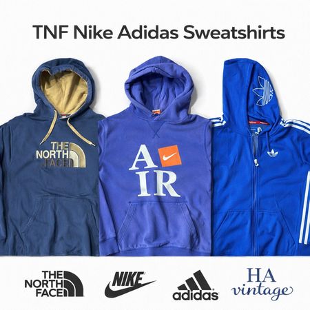 Nike Adidas TNF Sweatshirts
