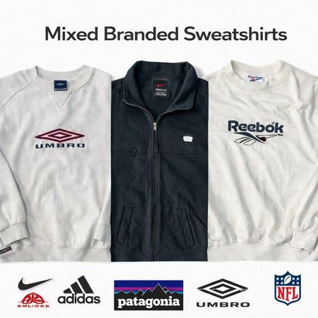 Mixed Branded Sweatshirts Inc Nike Adidas Patagonia NFL