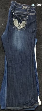 Y2K Embroidery Pocket Embellished Jeans