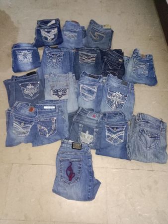 Y2k jeans- 15 pcs