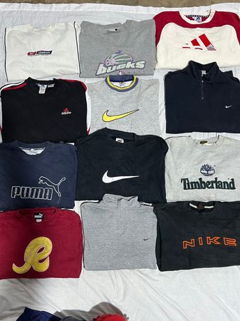 Nike adidas puma quicksilver branded sweatshirt