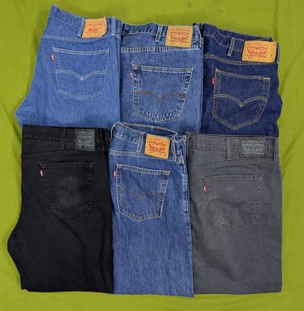 💥 RV2376 Levi's Oversized Jeans