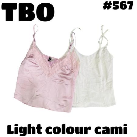 Light colour cami  #567
