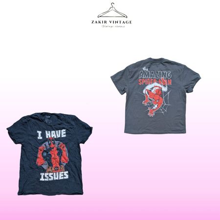 Star War and Marvel T shirts