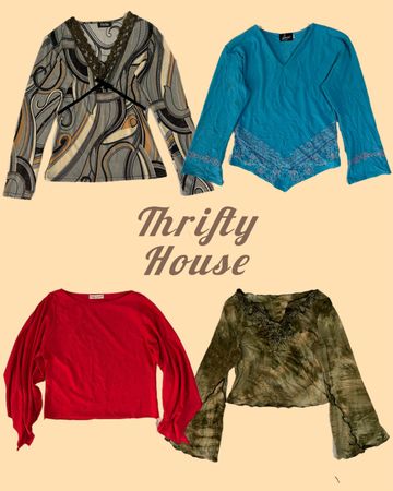 Color Pop & Classic Cuts Y2k Tops(TH/267)