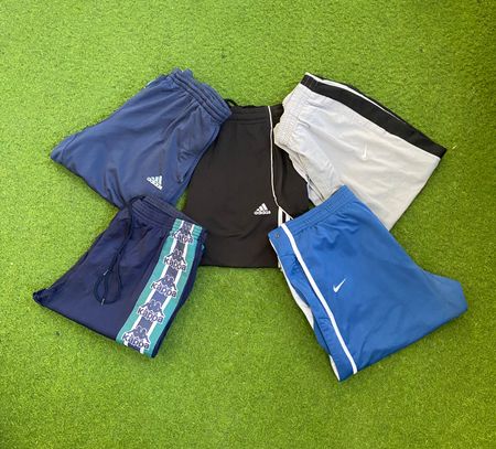 Wide-Leg Track Pants