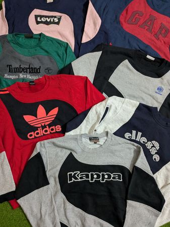 Upcycle Mixed branded sweatshirt