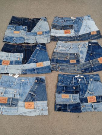 Saia com Cinto Levi's Reciclada HD1377 para Mulheres