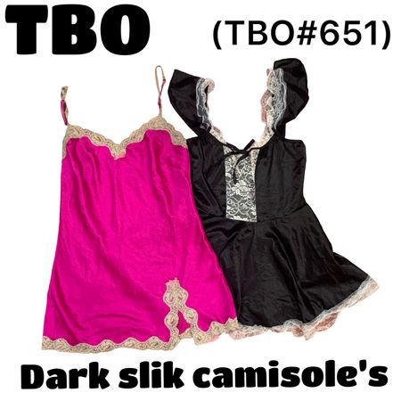Dark slik camisoles #651