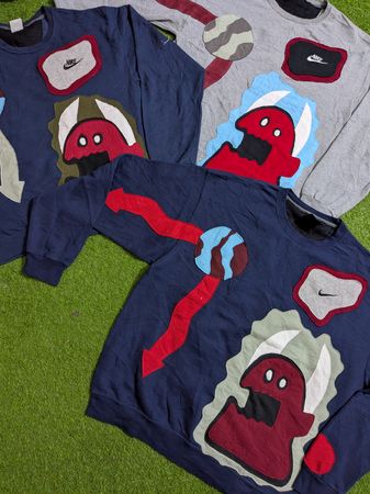 Upcycle Nike Patchwork Sweatshirt