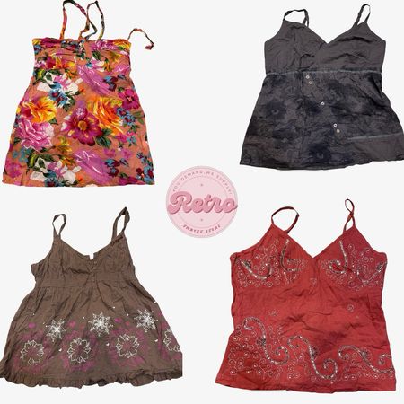 Top italiani y2k 100% cotone