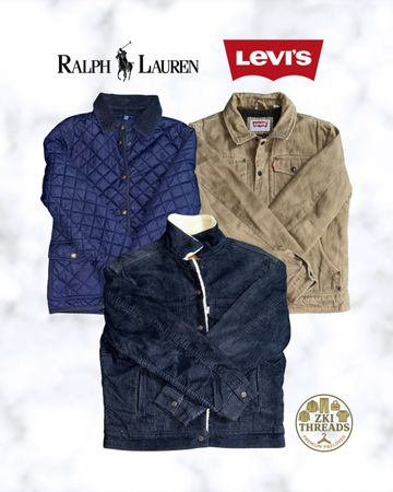Ralph Lauren, Tommy Hilfiger, Levi's Jackets (ZKI-158)