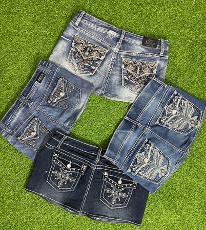 Y2K Embellished Skirts