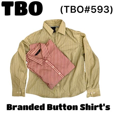 Branded button shirt’s #593