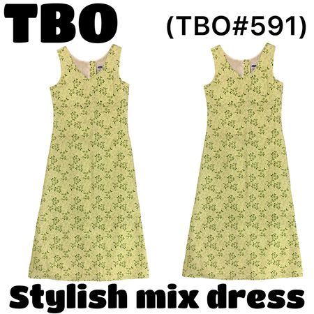 Stylish mix dress #591