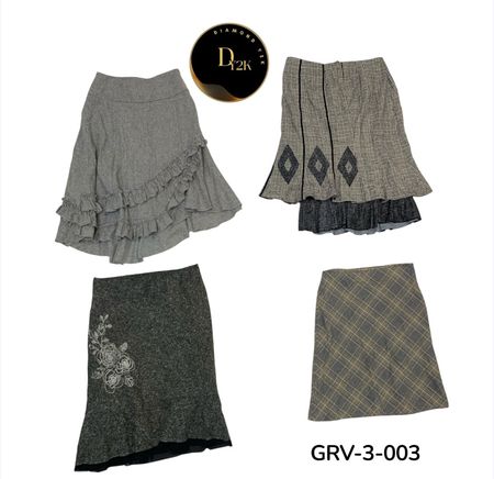 Classic Wool Skirt – Elegant & Warm Everyday Wear (GRV-3-003)