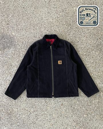 Upcycled Workwear Zip Jacket