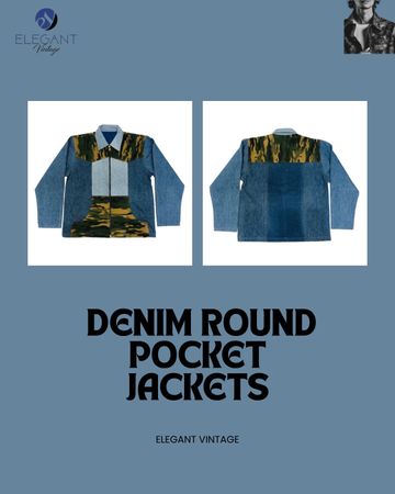 UPCYCLED Round Pocket Jackets - EVR0105