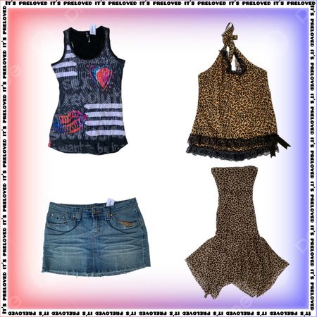 Throwback Y2K it Girl - tops, dresses and skirts (SS-2083)