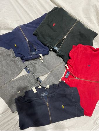 Vintage polo Ralph Lauren full zip hoddie 1/4 zip mix
