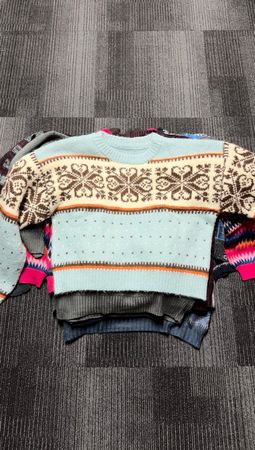 80s/90s Crazy Funky Knitwear Jumper Sweater