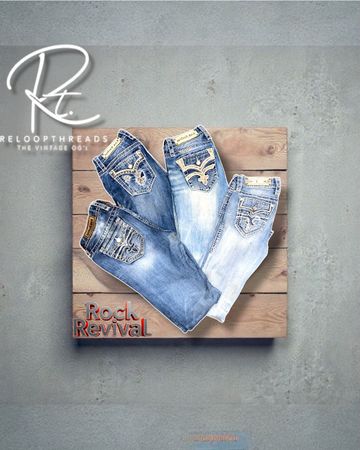 RT 1439 Rock Revival Mix Jeans