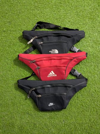 Upcycle Mixed brands waist Track bags