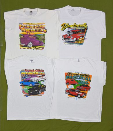 RV2394 Racing t-shirts surdimensionnés imprimés
