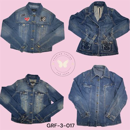 Light Wash Denim Jacket – Casual Everyday Jean Jacket (GRF-3-017)