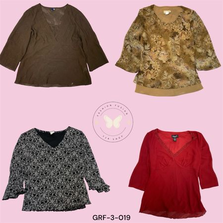 Elegant Floral Printed Blouse for Women (GRF-3-019)