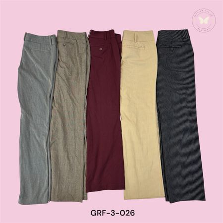 Women’s Low Rise Poly Pants – Lightweight Comfort Fit GRF-3-026)