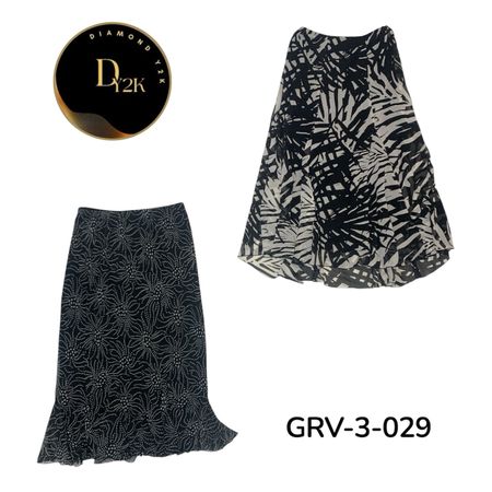 Retro Poly Skirt – Chic 90s/2000s Style for Women (GRV-3-029)