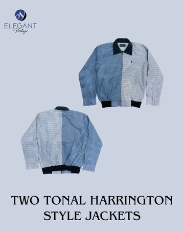 UPCYCLED Two Tonal Harrington Style Jackets - EVR0093