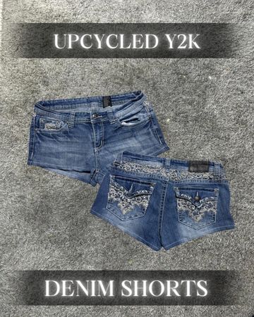 Upcycled Y2K Denim Shorts