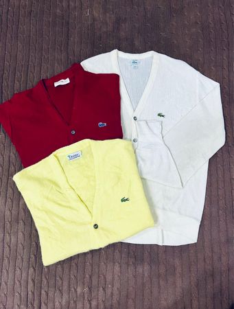 Lacoste Button Down Sweater - (REV#567)