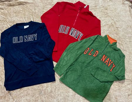 Old Navy half Zipper Sweaters - Big logo - Premium Bundle (REV#0567)