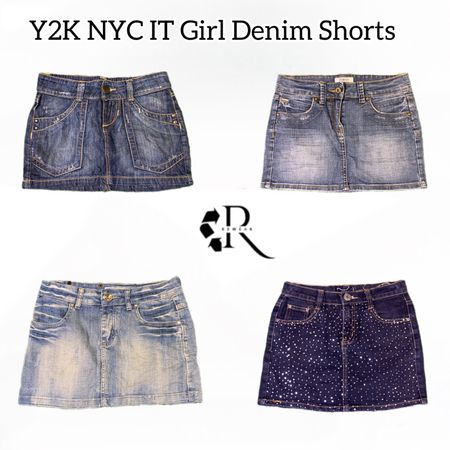 Y2K NIC IT Girl Denim Shorts Rw-1632