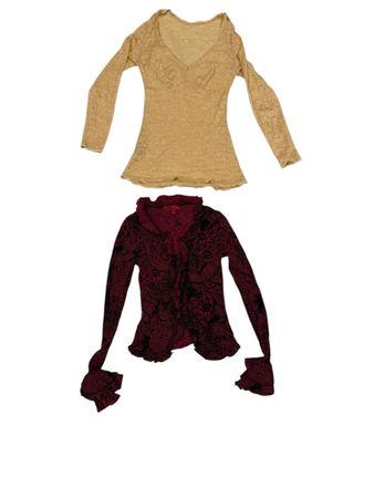 Y2K women's full tops