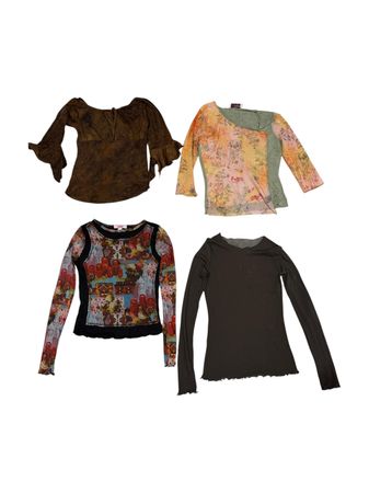 Y2K women's full tops