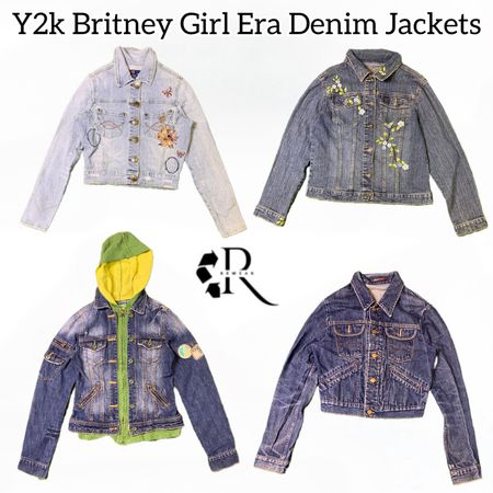 Y2K Britney Girl Denim jacket Rw-1641