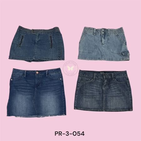 Classic Straight Fit Denim Mini  Skirt for Women – Everyday Wear  (PR-3-054)