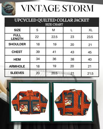 Upcycled Quilted Collar Jacket